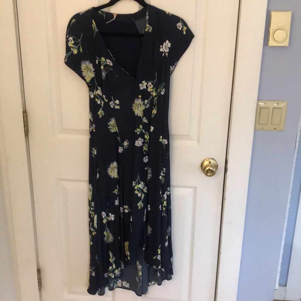 Free people wrap midi dress